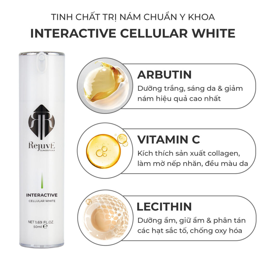 trị nám da mặt cellular white